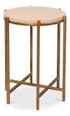 Spence Side Table, Mushroom, Side & End Table by Sarreid, 16" length x 16" width x 21" height thumbnail 9