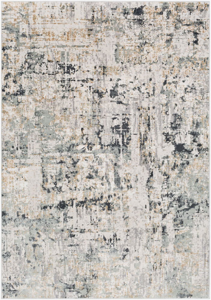 Quatro Machine Woven Rug, by Surya, 7'2.61" length x 5'2.99" width