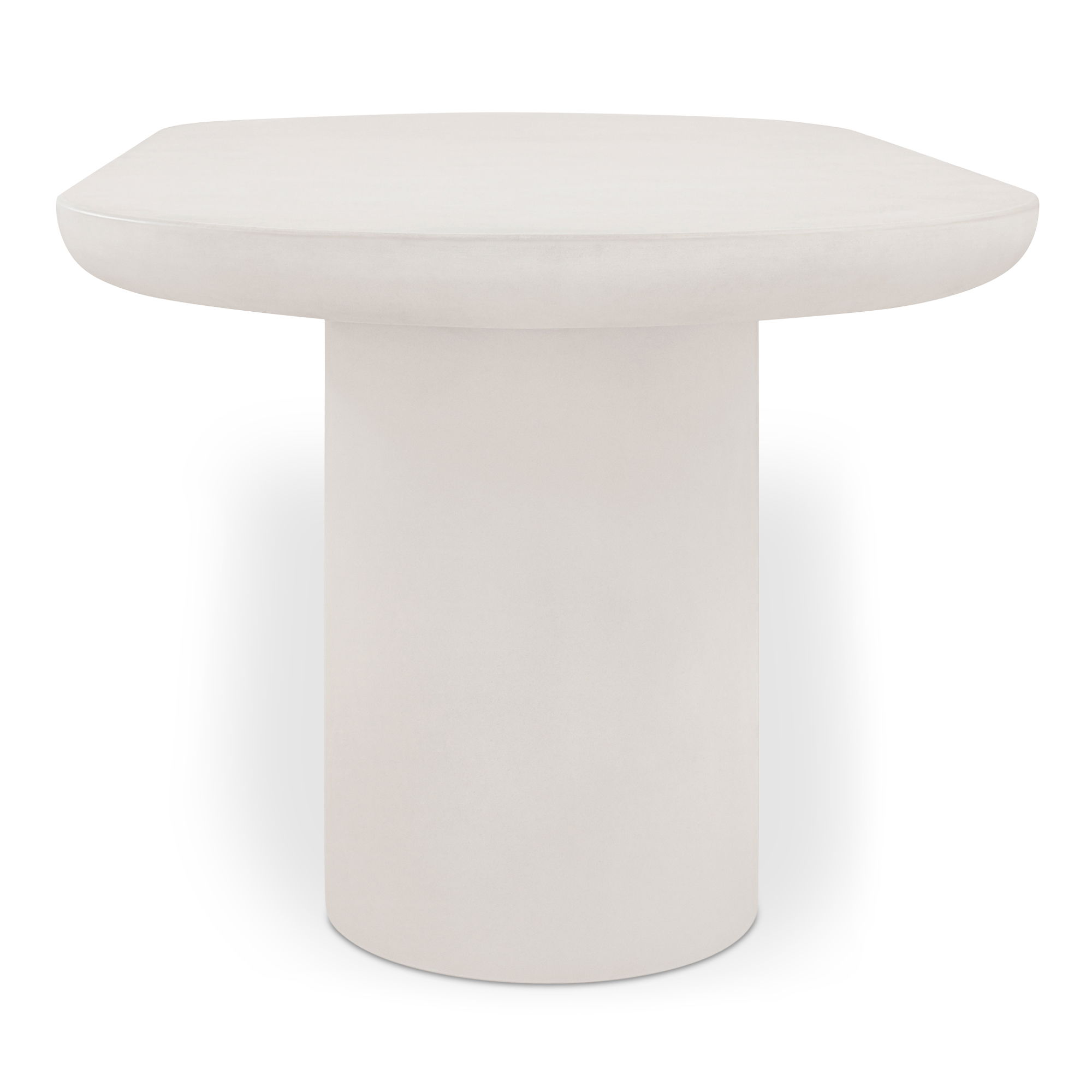 Rocca Dining Table Cream, by Moe's Home, 82.68" width x 30.12" height x 39.37" depth View 3