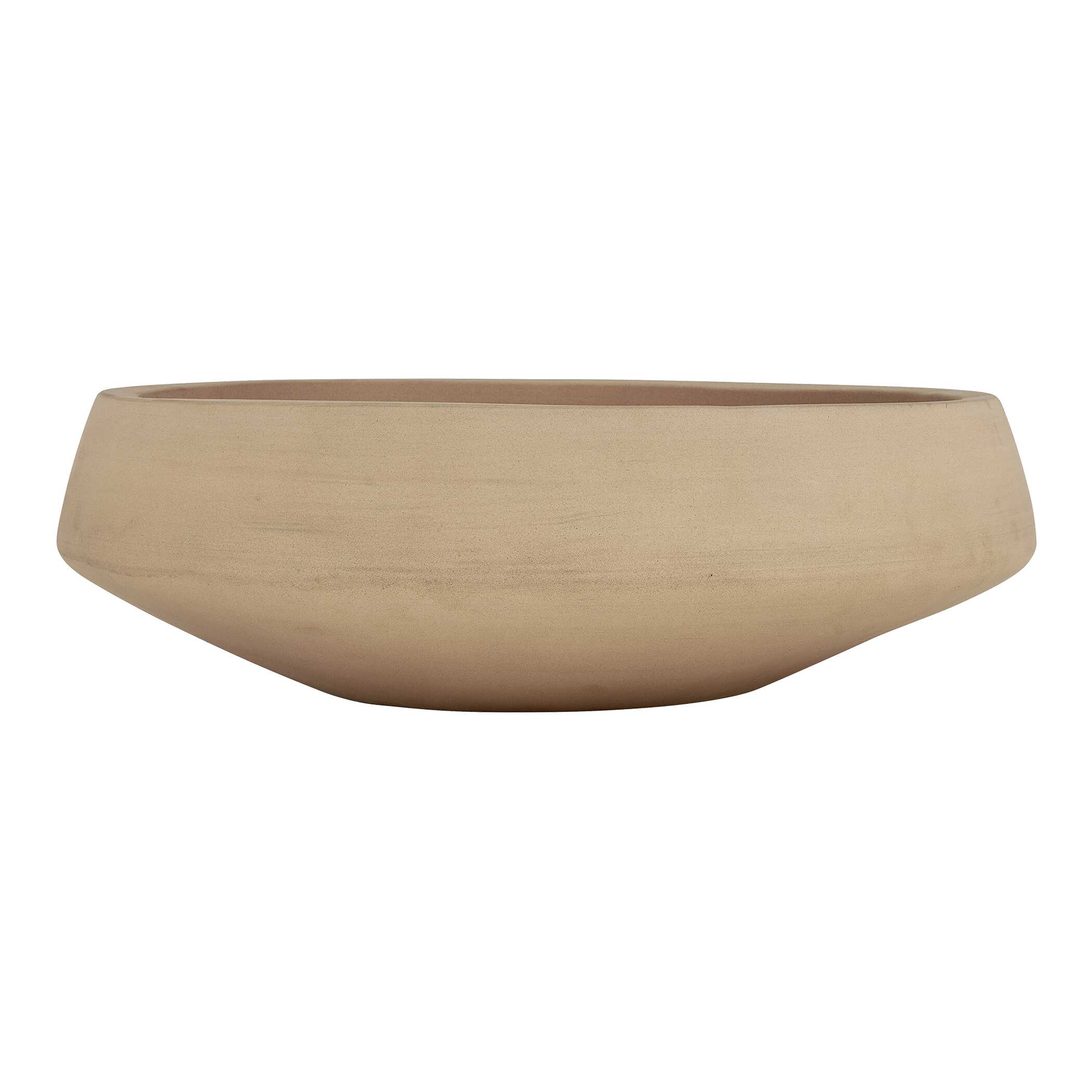 Sienna Scape Indoor-Outdoor Bowl, Decorative by Uttermost, 20" width x 6.75" height x 20" depth View 5