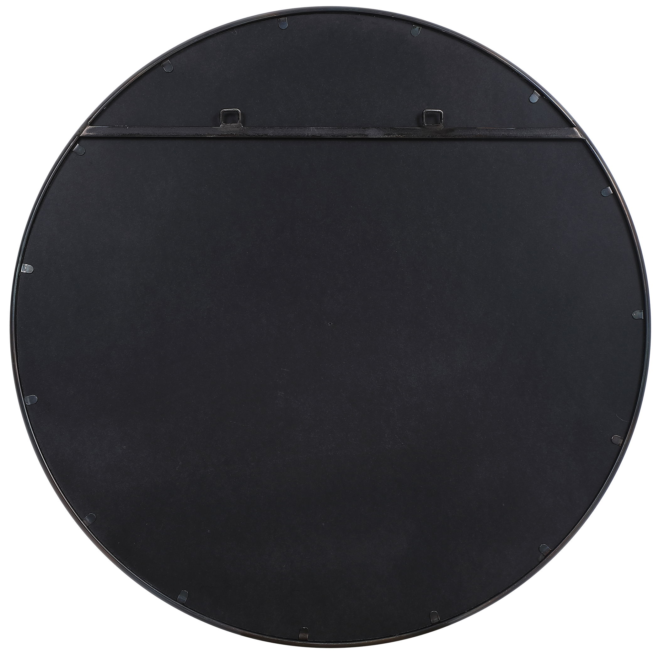 Belham Round Iron Mirror large image 