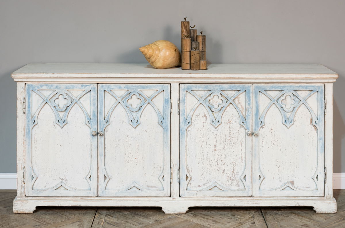 Alambra Sideboard, by Sarreid, 1'8" length x 6'6" width x 2'10" height View 3