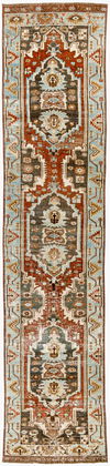 Antique One of a Kind Handmade Rug, by Surya, 13'8" length x 2'1" width thumbnail