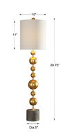 Selim Gold Buffet Lamp thumbnail 2