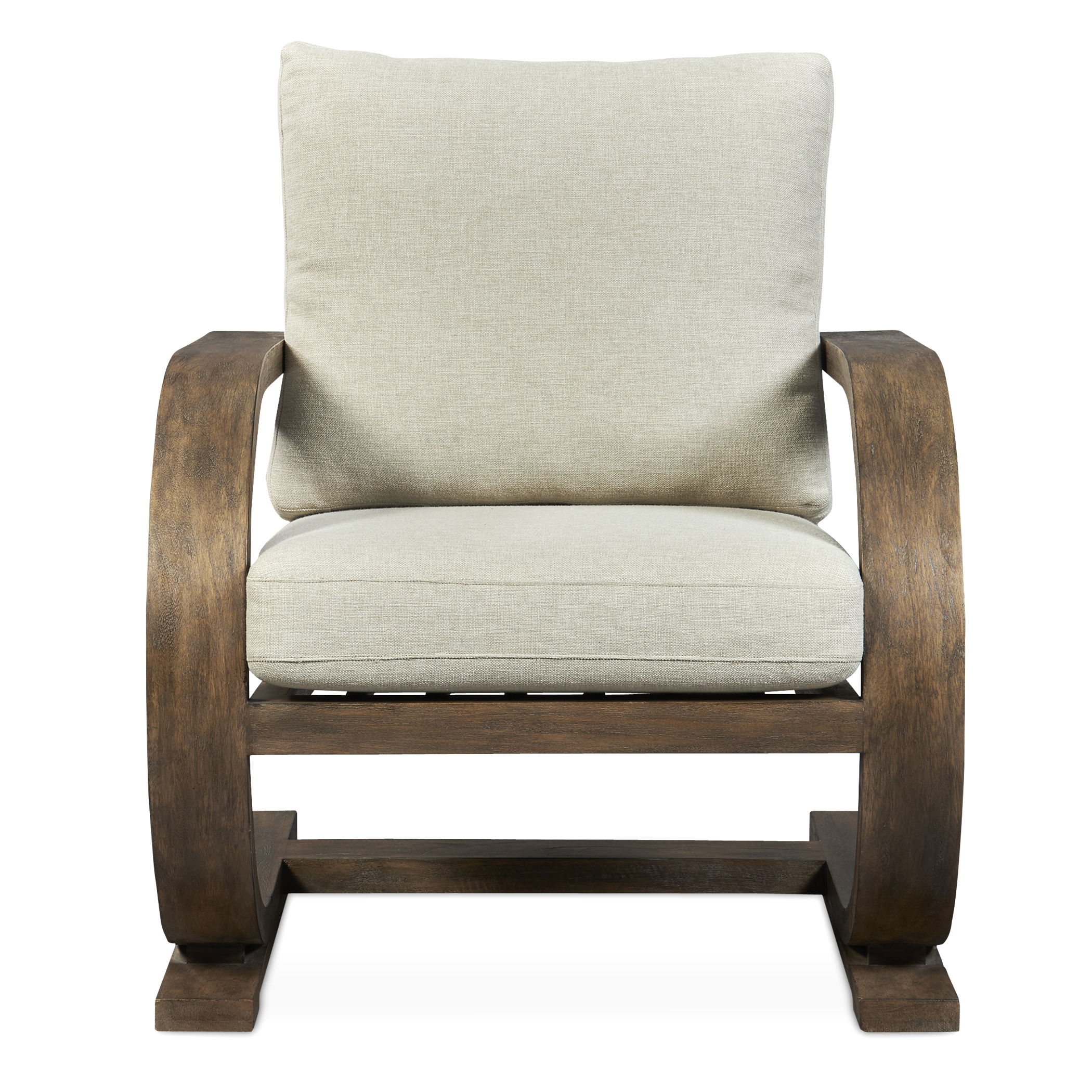 Bedrich Wooden Accent Chair large image 