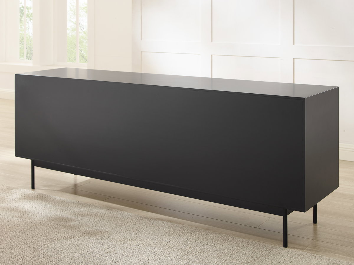 Santa Cruz 4 Drawer Double Dresser, Wheat, by Greenington, 18" length x 73.5" width x 28" height View 3