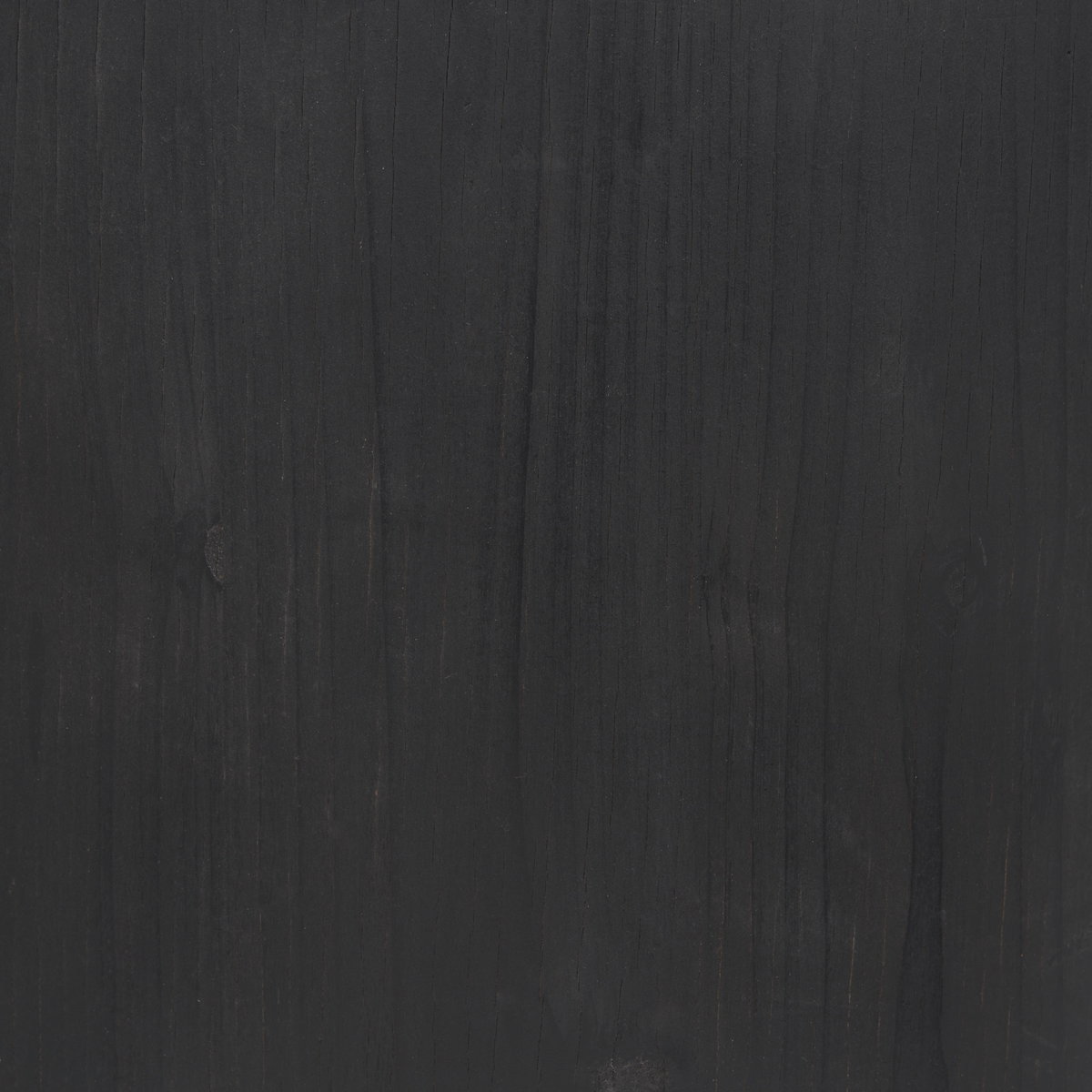 Wenopa Matte Black Wood with Natural Jute Accent Tables, Side & End Table by Mercana, 33.5" length x 18.75" width x 19.75" height View 4