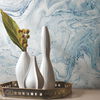 Oil & Marble Blue Peel & Stick Wallpaper thumbnail 2