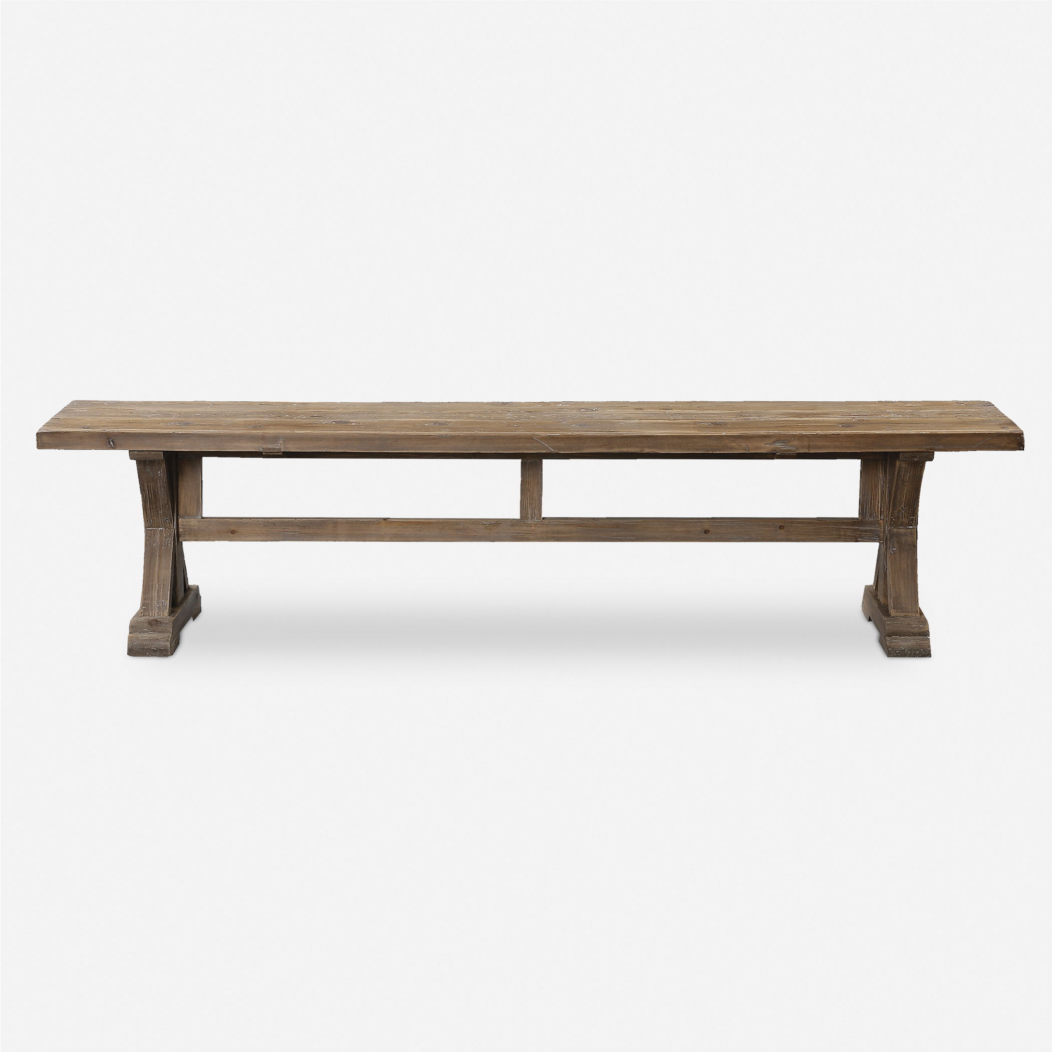 Stratford Salvaged Wood Bench large image 