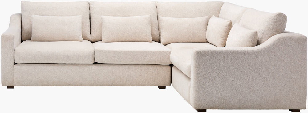 Pedersen Sectional, Sectional Sofa by Surya, 71" width x 36" height