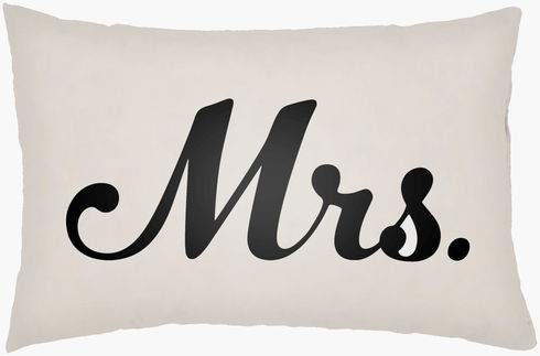 Mr & Mrs Lumbar Pillow
