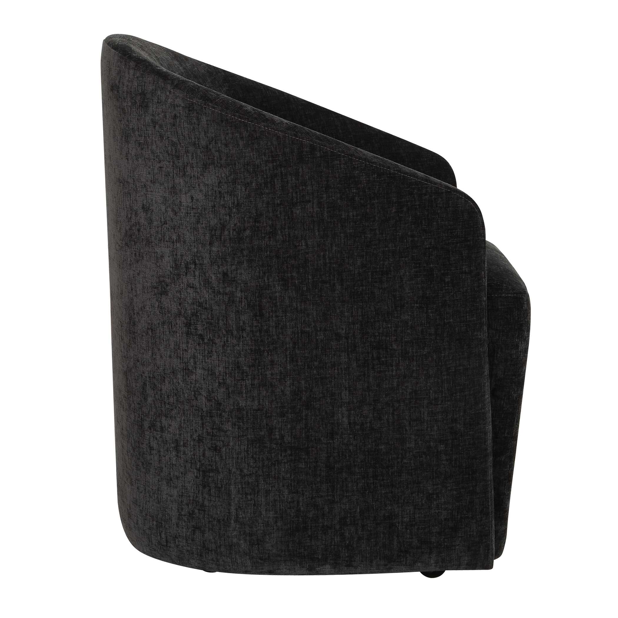 Harbor Charcoal Dining Chair, Furniture by Uttermost, 24.5" width x 32.5" height x 25.5" depth View 5