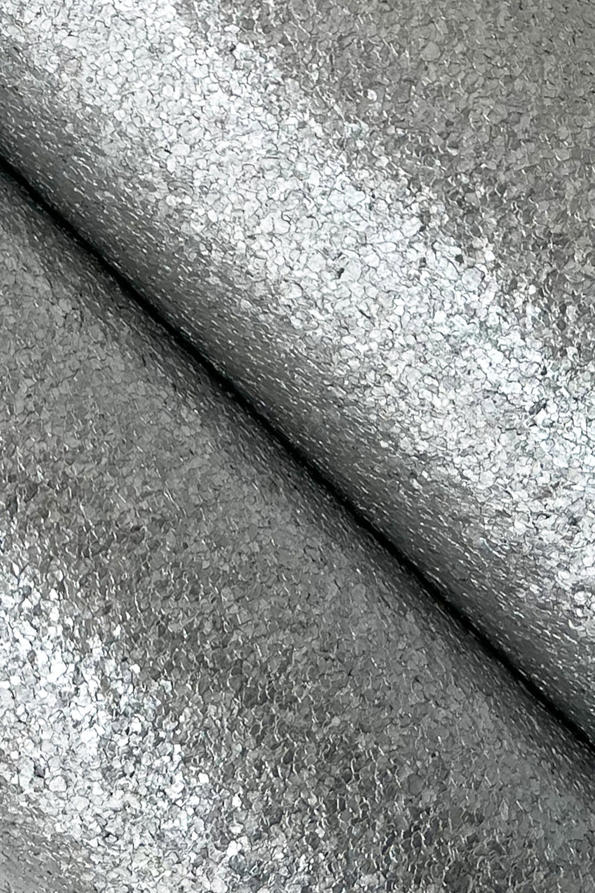Terra Mica Silver Wallpaper, by York Wall, 24' length x 3' width x 0.02" depth View 3