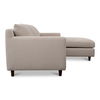 Hutton Right Sectional Beige, Sectional Sofa by Moe's Home, 100" width x 29.1" height x 63" depth thumbnail 4