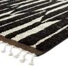 Keoka Geometric Hand Knotted Wool Dark Brown/Ivory Area Rug thumbnail 6