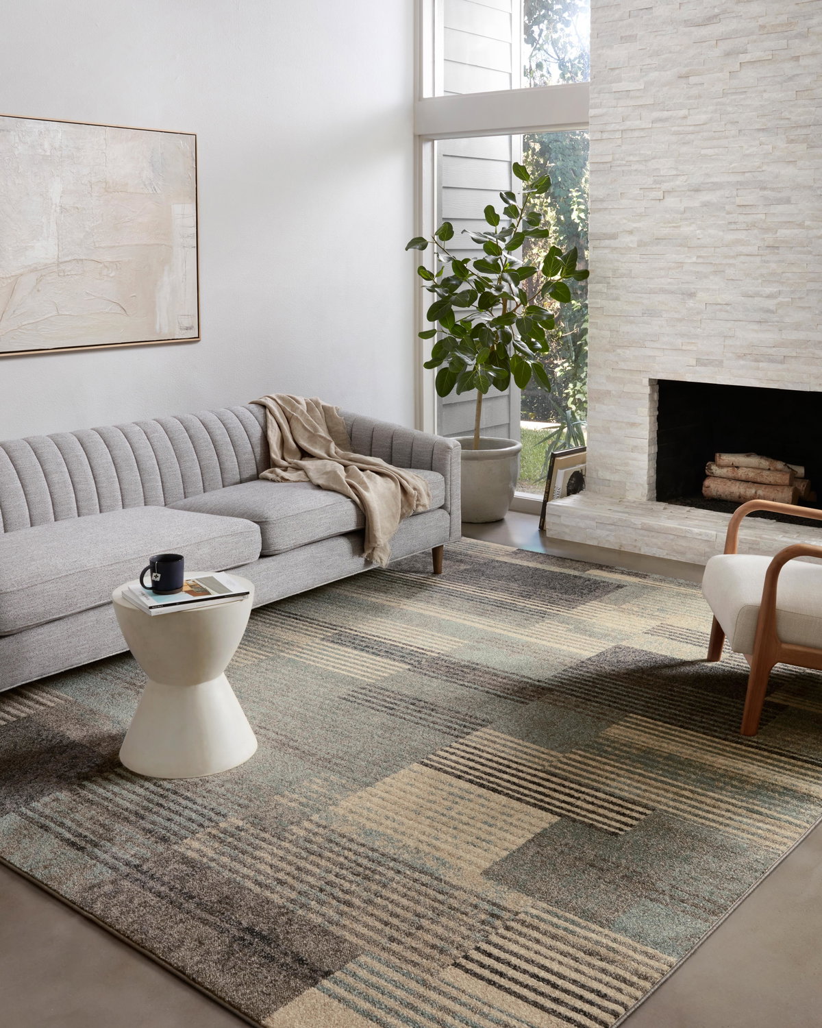 Loloi II Bowery Rug, 2'3" length x 7'6" width View 3