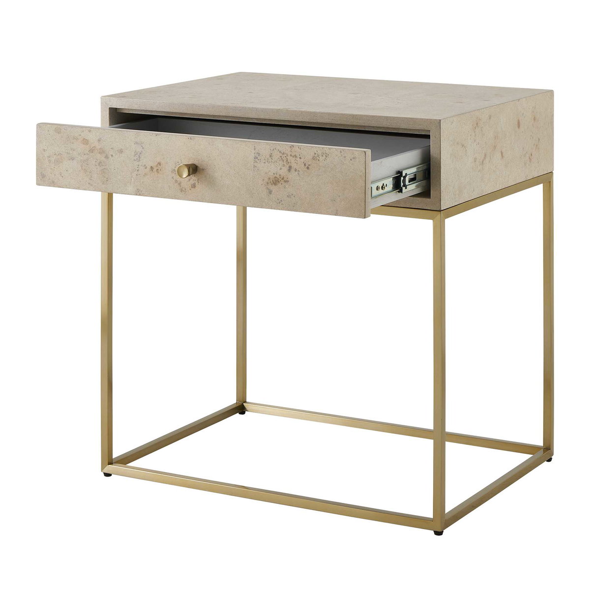 Pembrook Light Washed Side Table, Side & End Table by Uttermost, 25" width x 25" height x 18" depth View 7