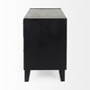 Alvin  Wood with Metal Framing Accent Cabinet, Cabinets & Chest by Mercana, 34.5" length x 21.5" width x 30" height thumbnail 4