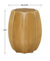 Sunrise Amber Gloss Scalloped Garden Stool thumbnail 2