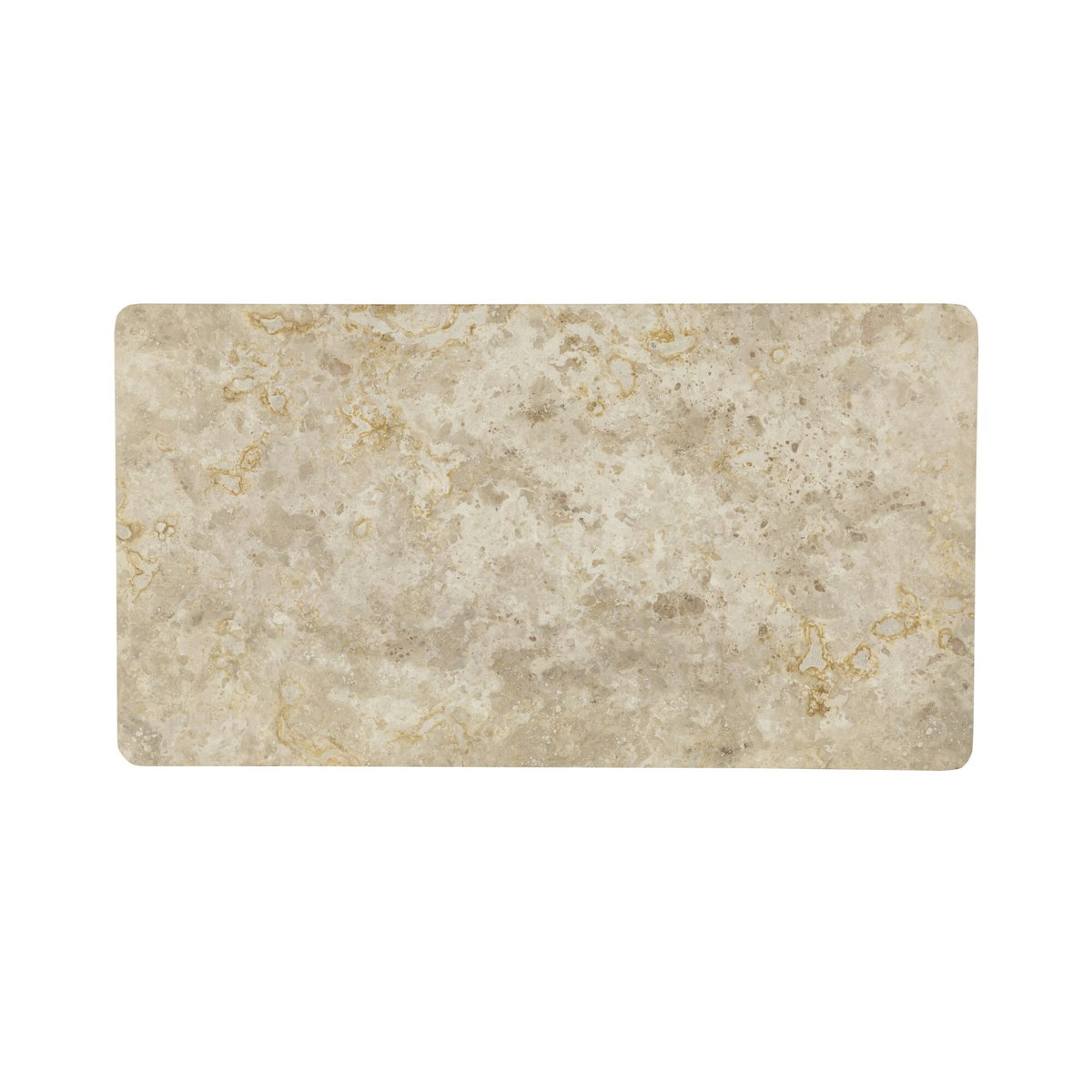 Segment Dining Table Panther Stone Beige, by Moe's Home, 72" width x 30" height x 39" depth View 4