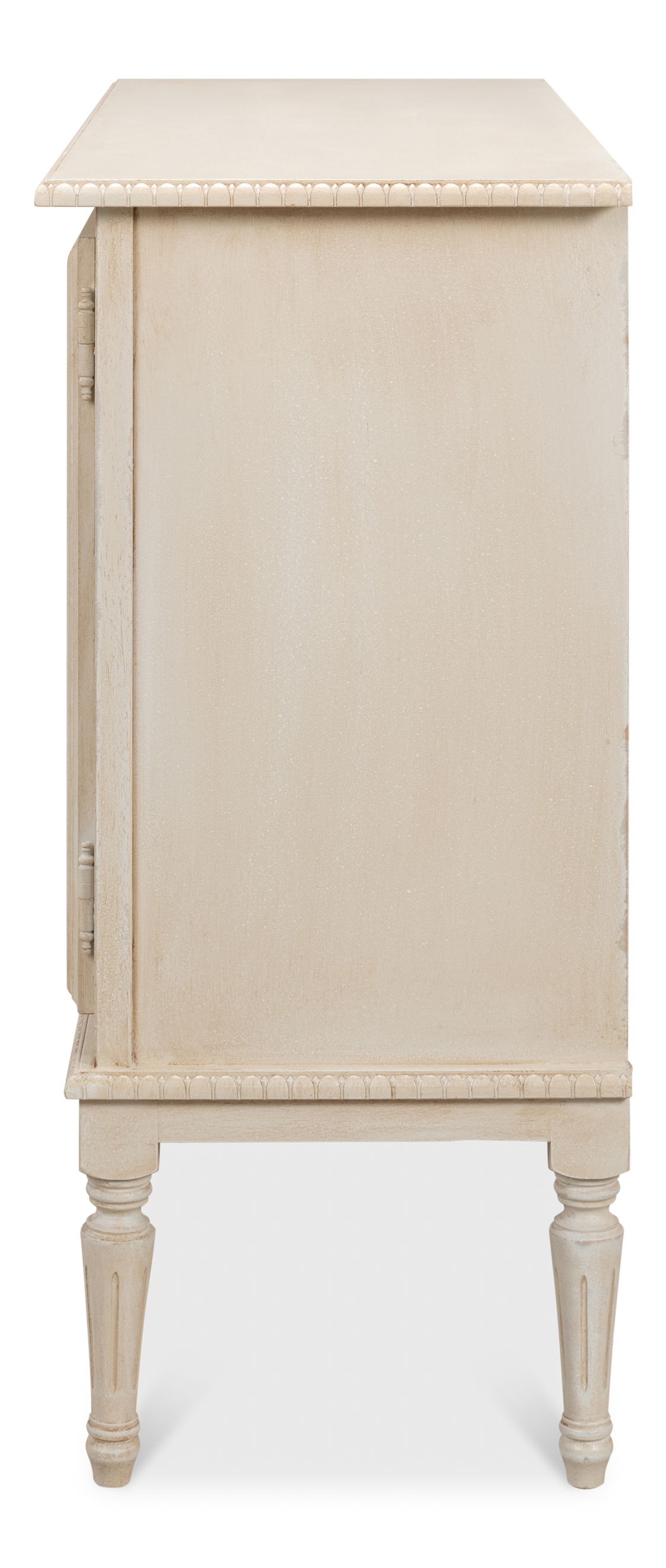 2 Door Sideboard  Bright Lime White, by Sarreid, 1'4" length x 3'6" width x 3' height View 4