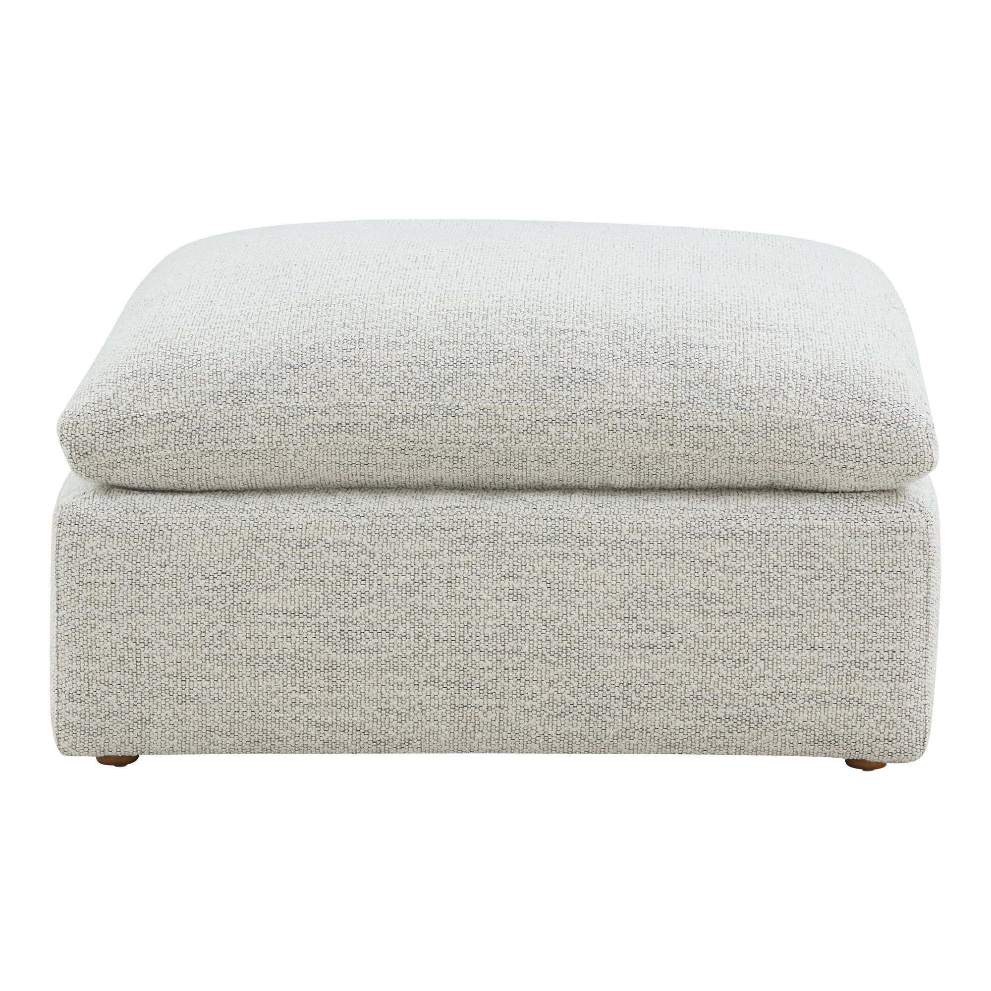 Terra Condo Ottoman Coastside Sand, by Moe's Home, 38" width x 18.5" height x 38" depth View 1