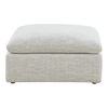 Terra Condo Ottoman Coastside Sand, by Moe's Home, 38" width x 18.5" height x 38" depth thumbnail 1