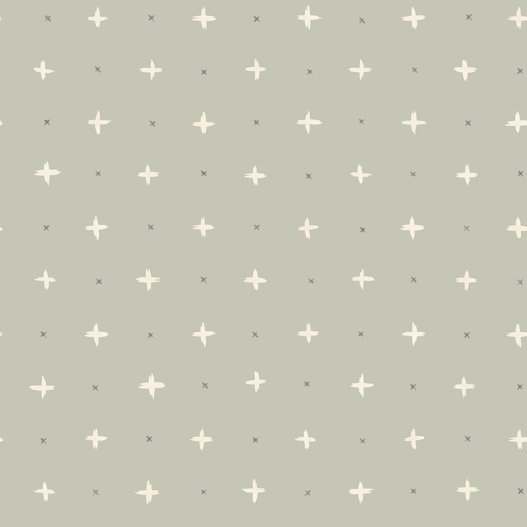 Cross Stitch Grey Wallpaper, by York Wall, 33' length x 1'8.5" width x 0.02" depth View 1