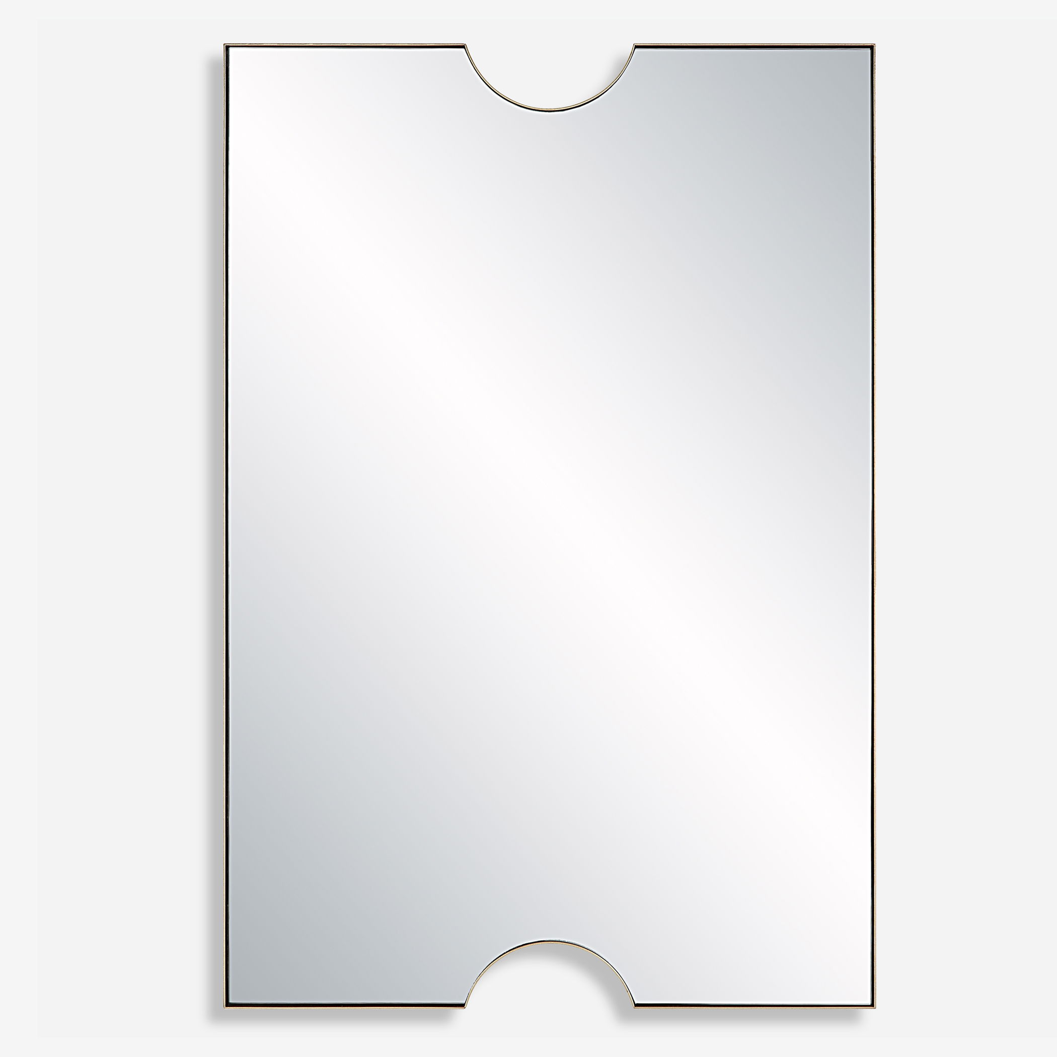 Ticket Gold Vanity Mirror large image 