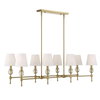 Arques 8 Light Linear Chandelier, Pendant by Uttermost, 48" width x 14.5" height x 18.12" depth thumbnail 7