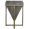 Bertrand Shagreen Accent Table, Furniture by Uttermost, 18.25" width x 25.25" height x 18.25" depth thumbnail 6
