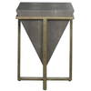 Bertrand Shagreen Accent Table, Side & End Table by Uttermost, 18.25" width x 25.25" height x 18.25" depth thumbnail 6