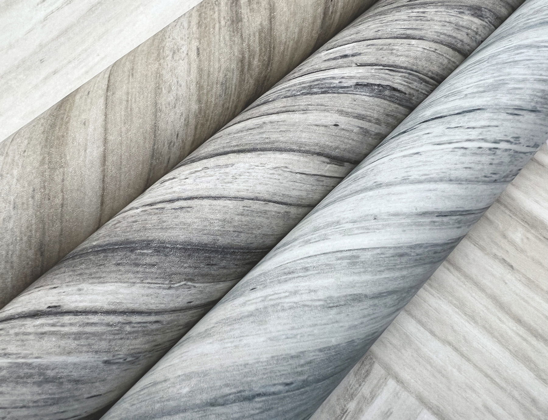 Hermosa Herringbone Blue Peel & Stick Wallpaper large image 