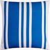 Classic Stripe Accent Pillow, Decorative Pillow by Surya, 22" length x 22" width thumbnail