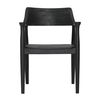 Stafford Dining Chair Black, by Dovetail, 22.83" width x 31.25" height x 21.88" depth thumbnail 2