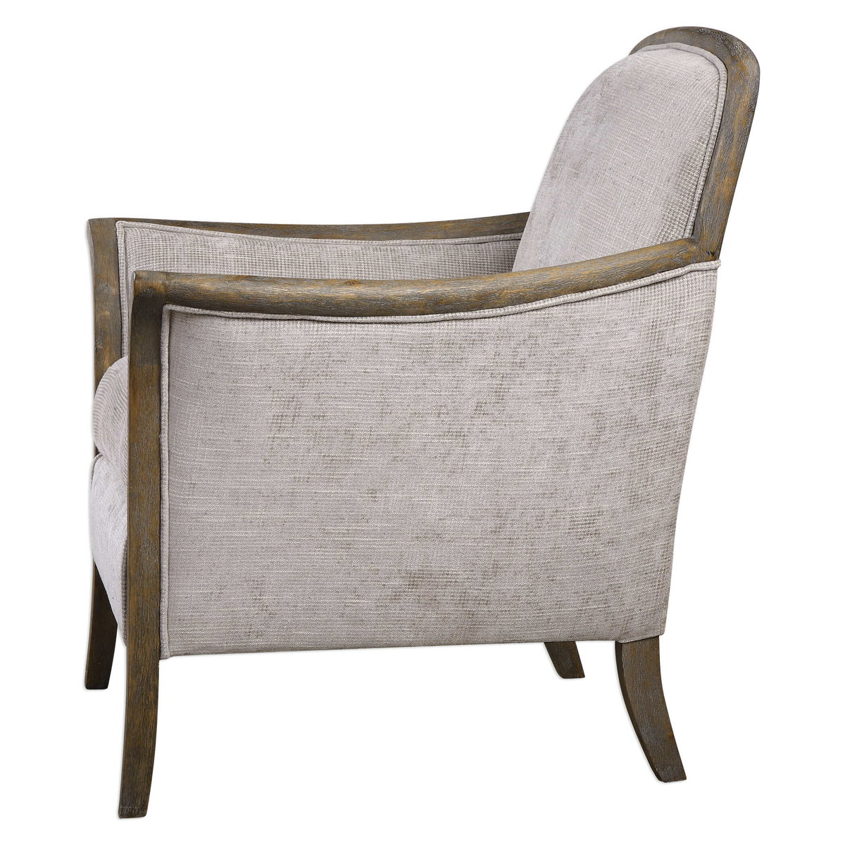 Brittoney Taupe Armchair, Accent Chair by Uttermost, 32" width x 35" height x 30.5" depth View 4