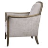 Brittoney Taupe Armchair, Accent Chair by Uttermost, 32" width x 35" height x 30.5" depth thumbnail 4