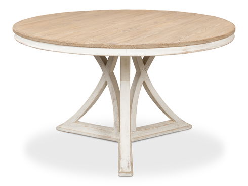 Flying Buttress Dining Table,Ant. White