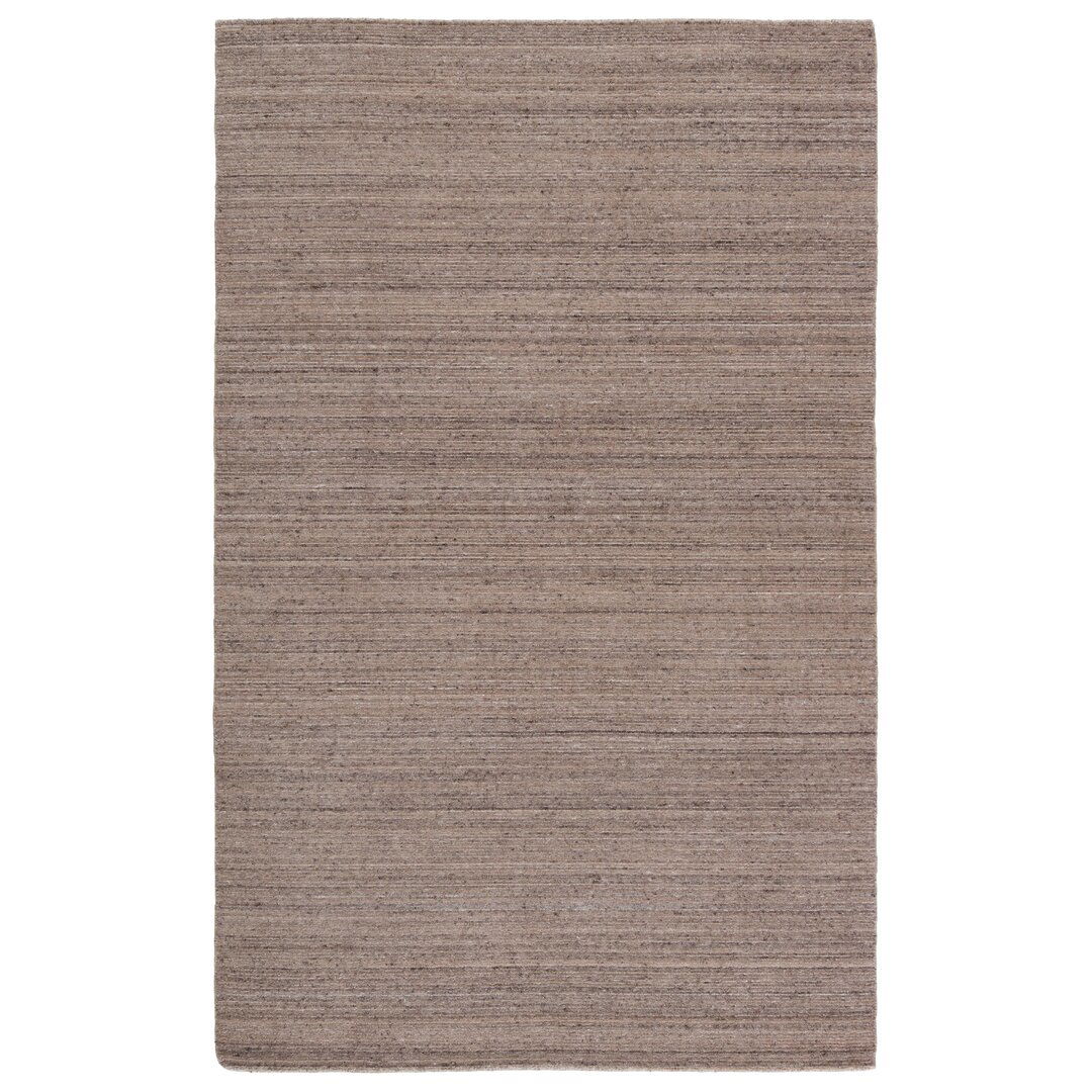 Jaipur Living Evenin Handmade Solid Brown/ Tan Area Rug 9'X13' large image 