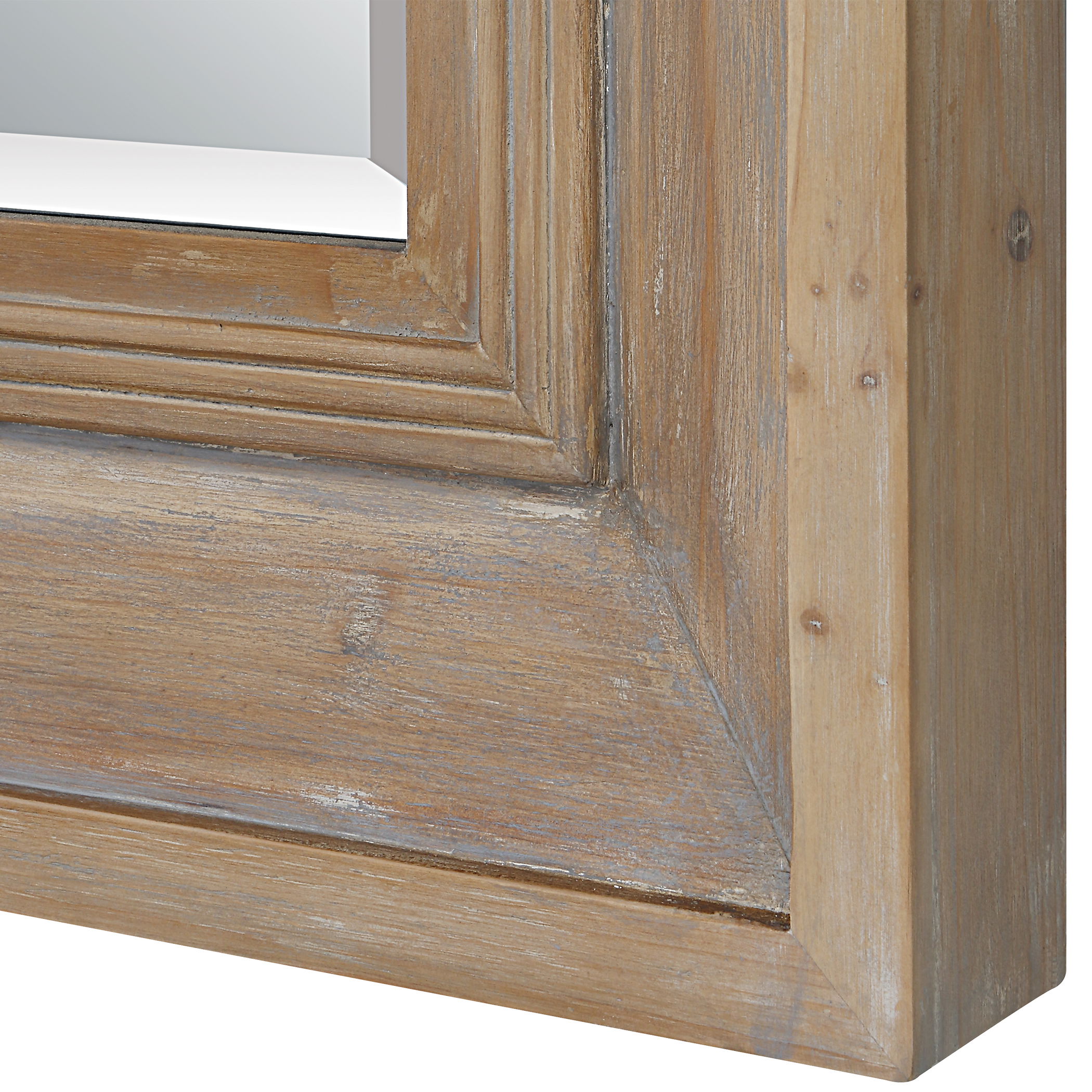 Missoula Large Natural Wood Mirror large image 