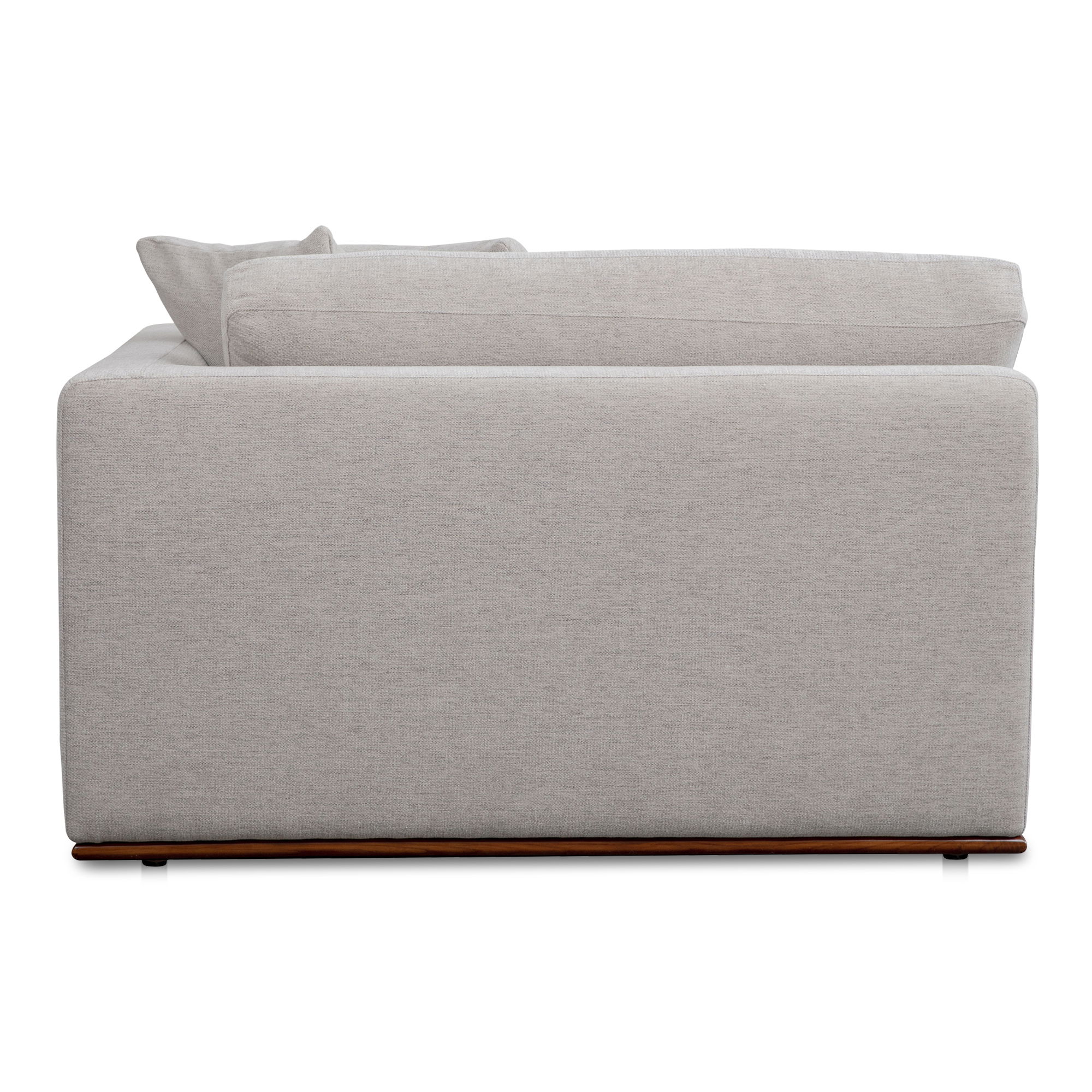 Rue Right Arm Facing Chair Flecked Grey large image 