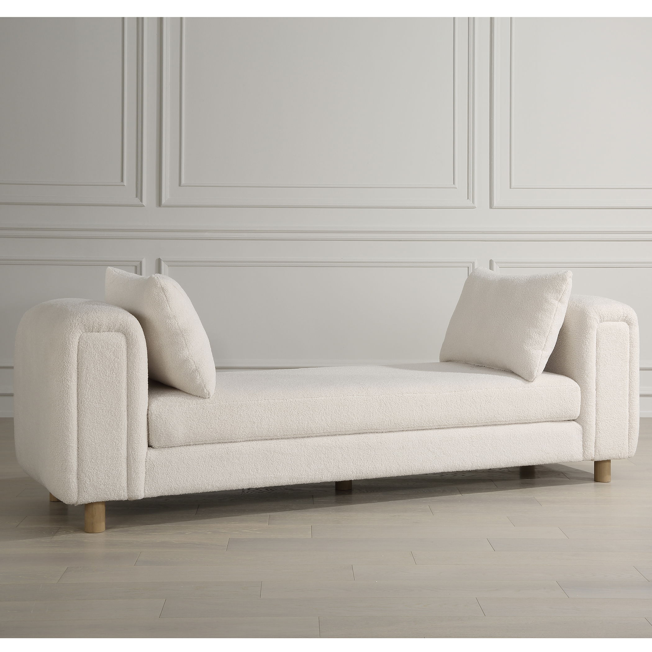 Repose Oversized Ivory Bench large image 