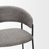 Carolyn Backless 39.8in Seat Bar Stool | Gray Fabric with Stool, Counter & Bar Stool by Mercana, 19.25" length x 20.4" width x 39.75" height thumbnail 9