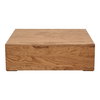Nash Coffee Table Honey Brown Burl, by Moe's Home, 40" width x 12" height x 40" depth thumbnail 5