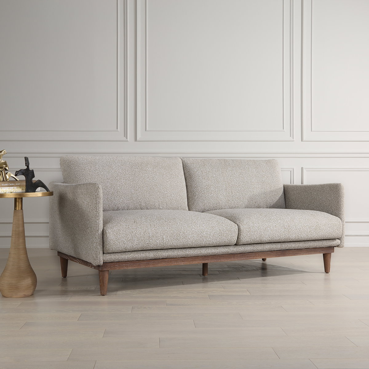 Freefall Gray Ceruse Sofa, Sofas & Sectional by Uttermost, 83" width x 33" height x 36.25" depth View 11