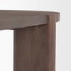 Sohan 91'L x 38'W Oval Dining Table | Dark Brown Wood | Seats 8, by Mercana, 91" length x 38" width x 30" height thumbnail 9