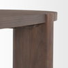 Sohan 91'L x 38'W Oval Dining Table | Dark Brown Wood | Seats 8, by Mercana, 91" length x 38" width x 30" height thumbnail 9