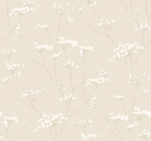 Enchanted Cream Wallpaper