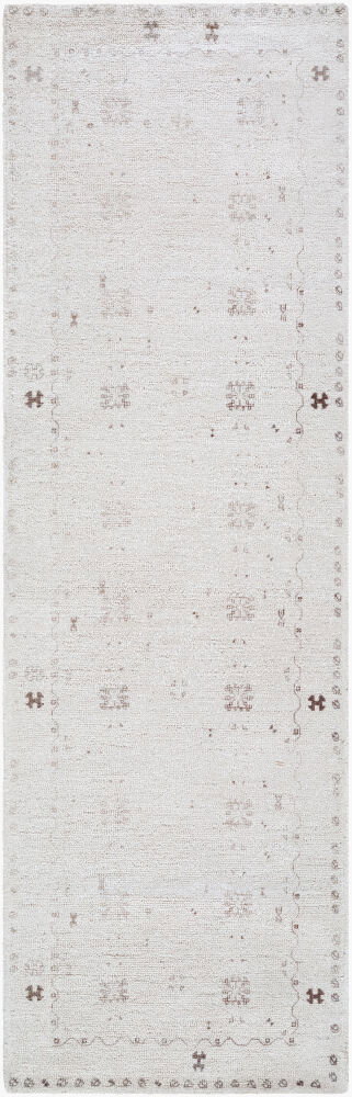 Unique Handmade Rug, by Surya, 8' length x 2'6" width