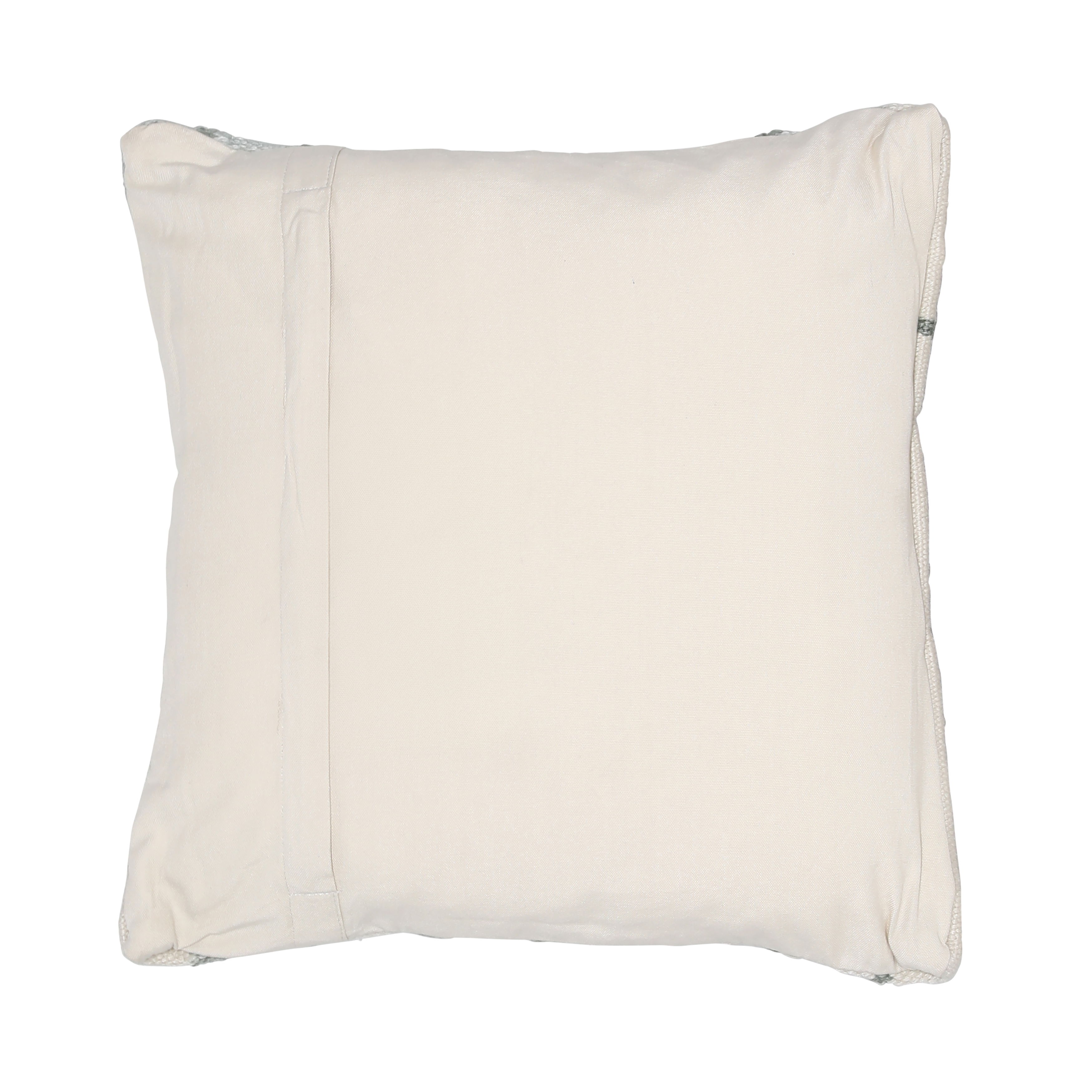 Ashma Pillow Seafoam Green/ Ivory, Decorative Pillow by Dovetail, 20" width x 20" height x 6" depth View 2